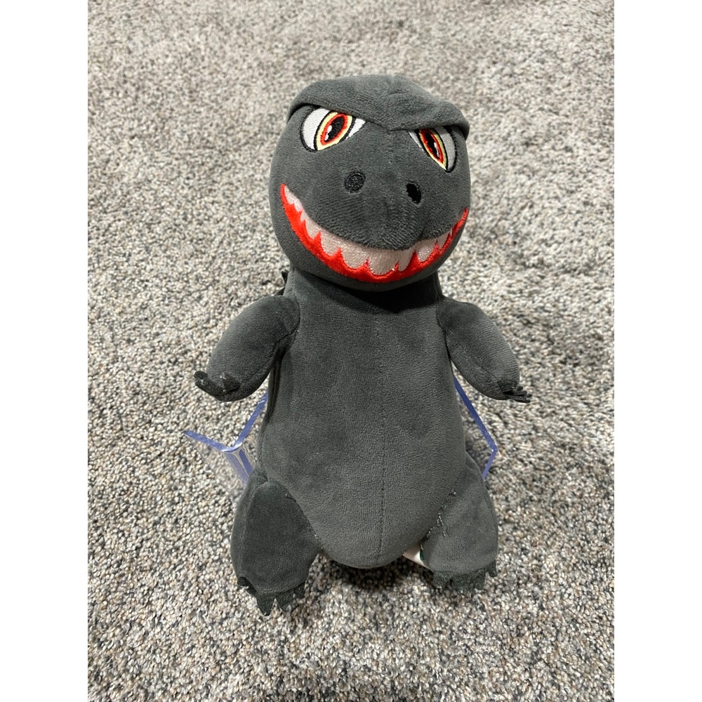 Djuger Godzilla Plush Stuffed Animal Toy Dark Grey Kaiju Monster